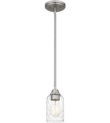 Acacia 1-Light Mini Pendant in Brushed Nickel