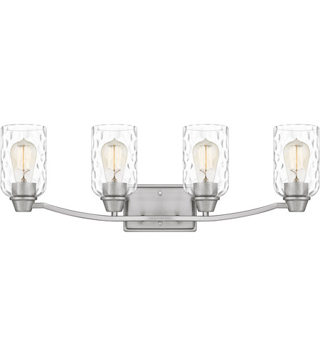 Acacia 4-Light Bathroom Vanity Light in Brushed Nickel