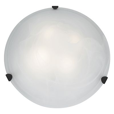 Access Lighting Mona 20 4 Light Alabaster Glass Flush Mount In Rust