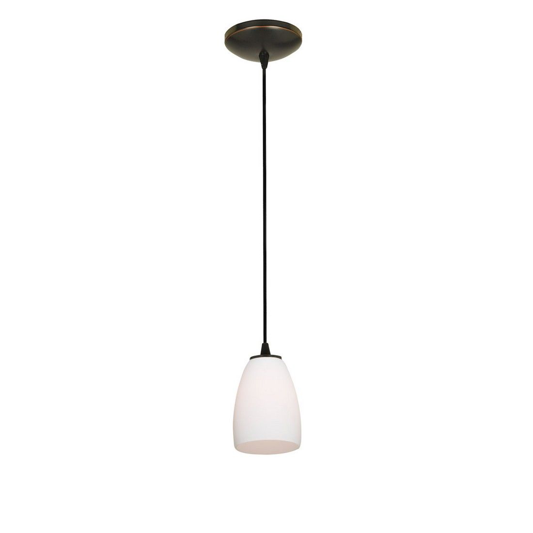 Access Lighting Sherry Fluorescent Opal Corded Pendant In Bronze