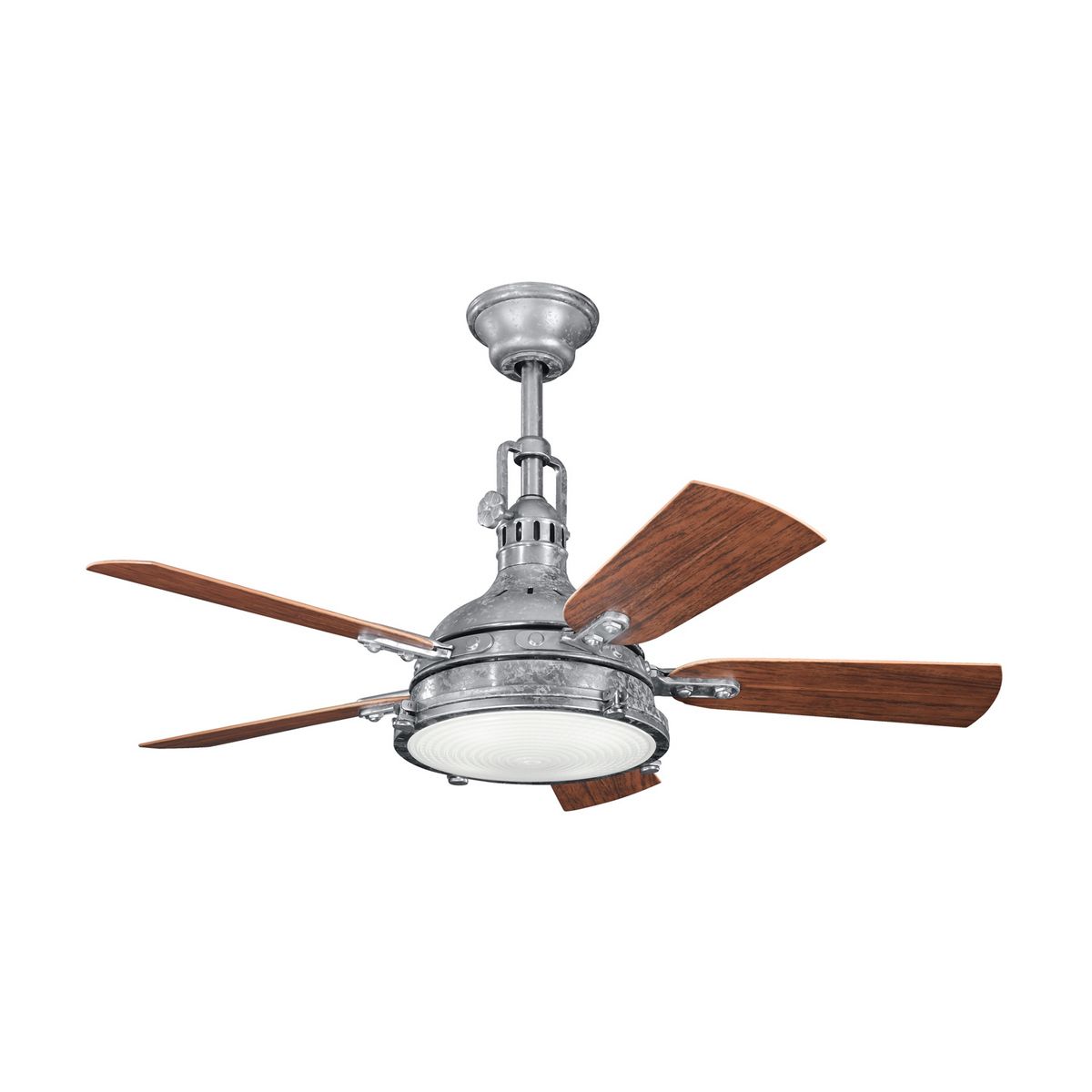 Kichler Hatteras Bay Patio 44 Ceiling Fan In Galvanized Steel