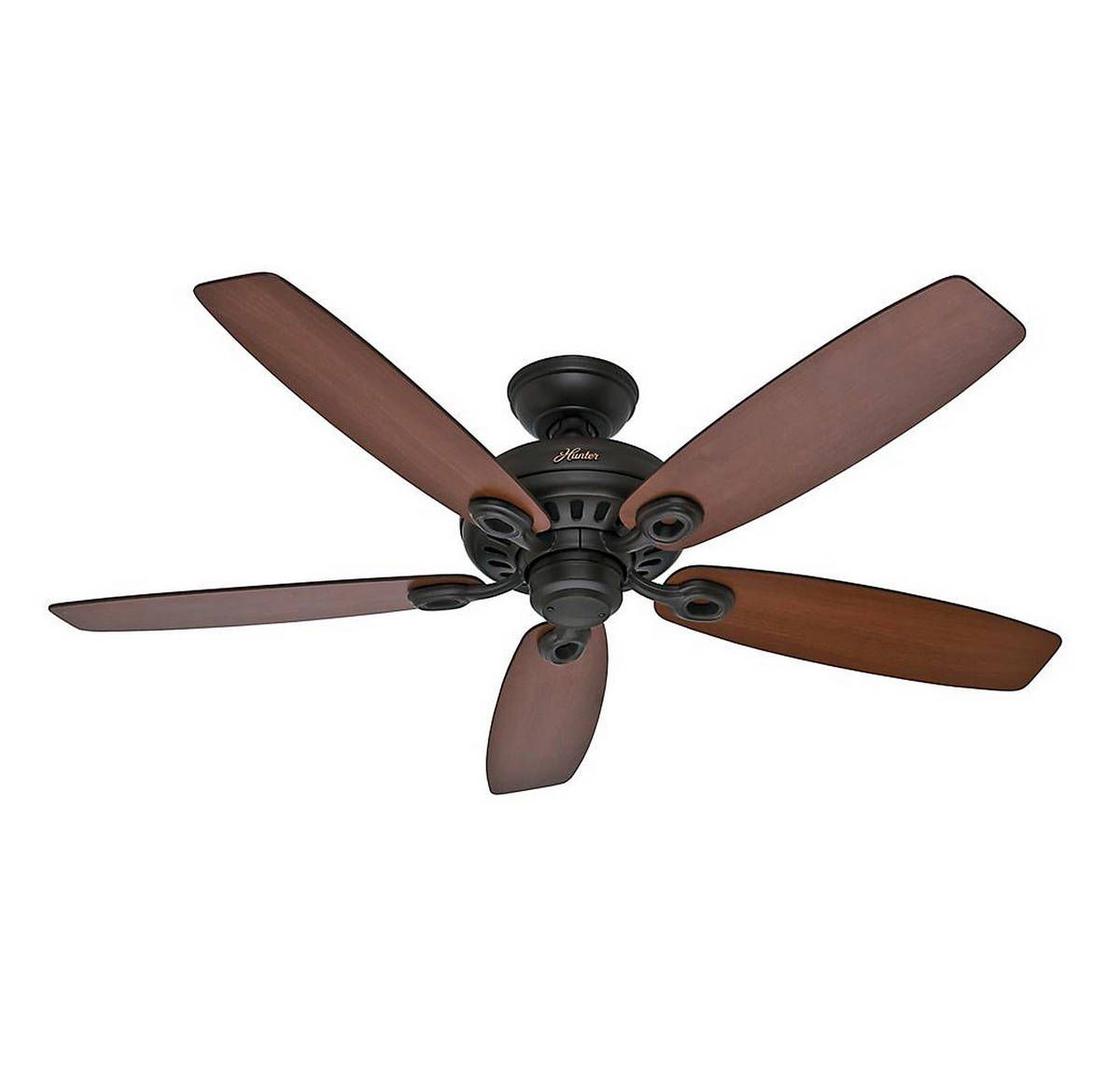 Hunter Markham 52 Ceiling Fan In New Bronze Indoor Ceiling Fans