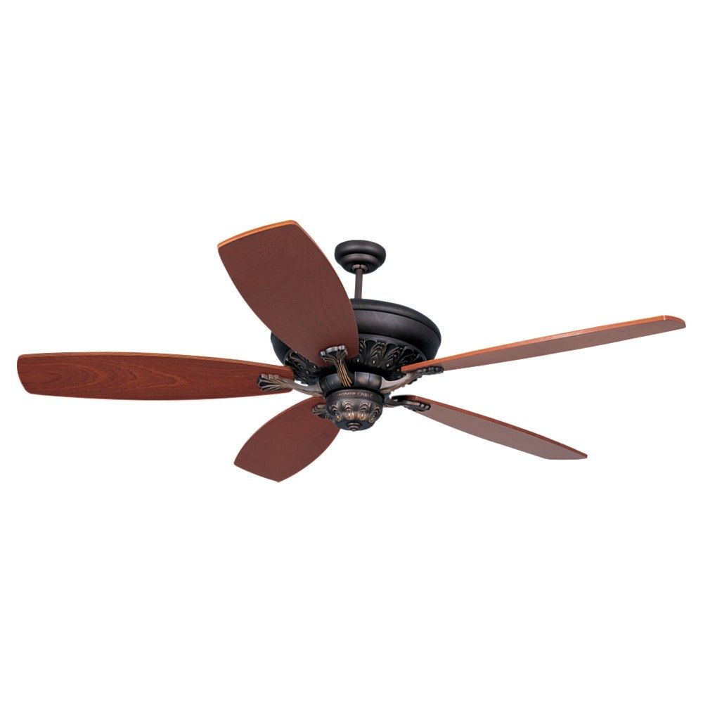 Monte Carlo St Ives 17 2 Light Ceiling Fan In Roman Bronze