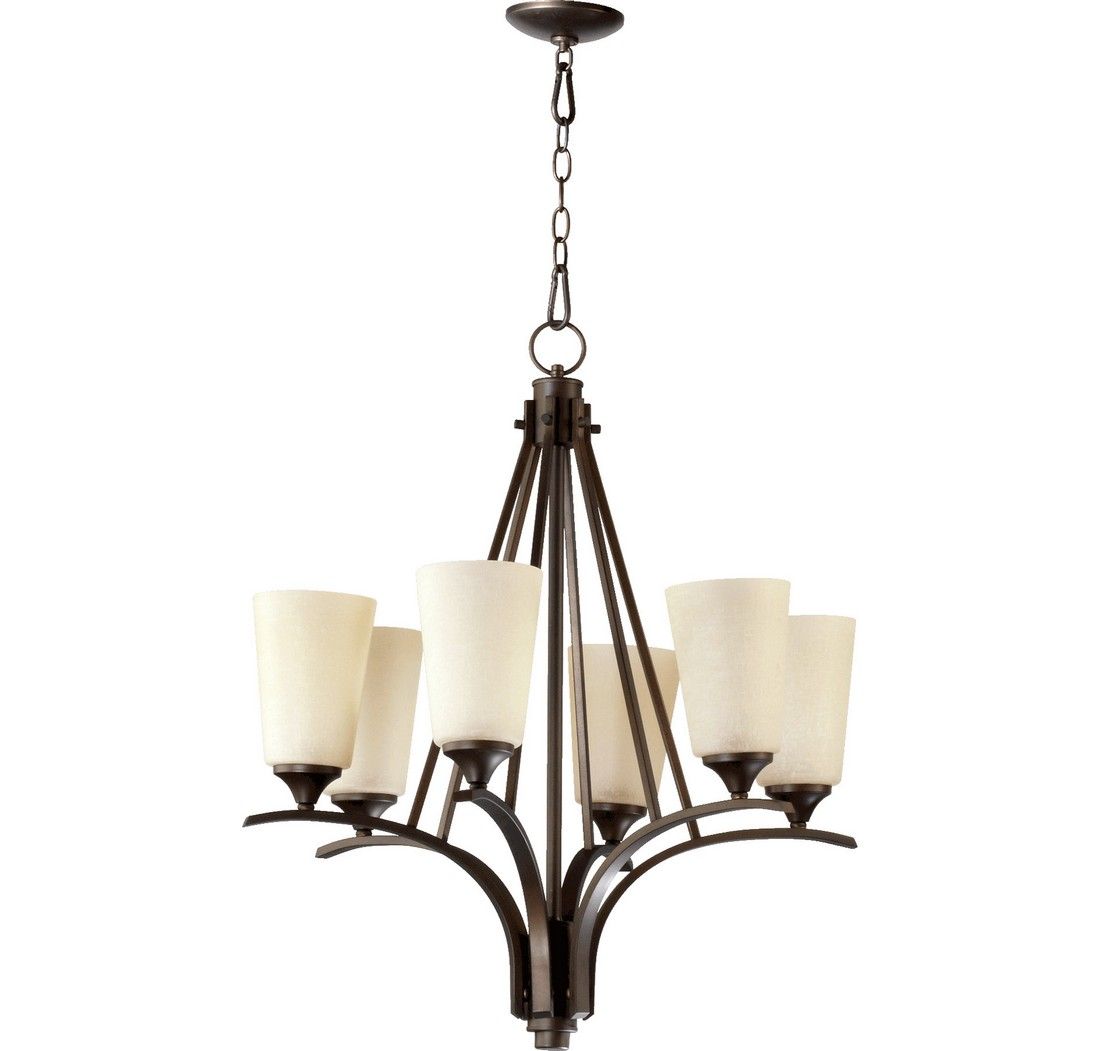 Quorum Winslet 6-Light 30" Transitional Chandelier in ...