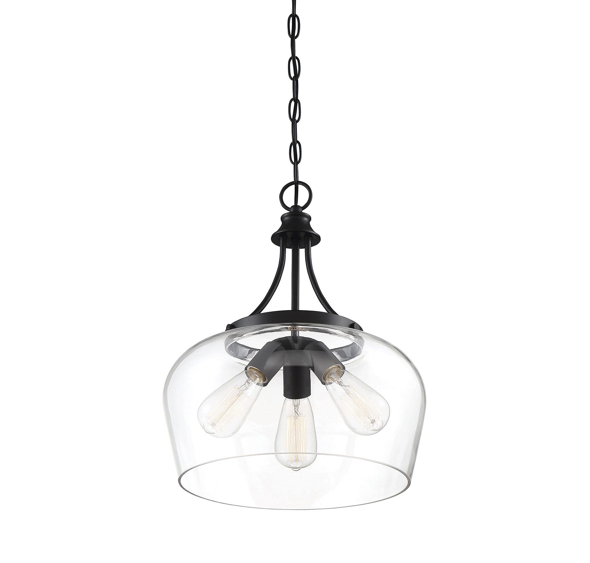 Savoy House Octave 3-Light Pendant in Black