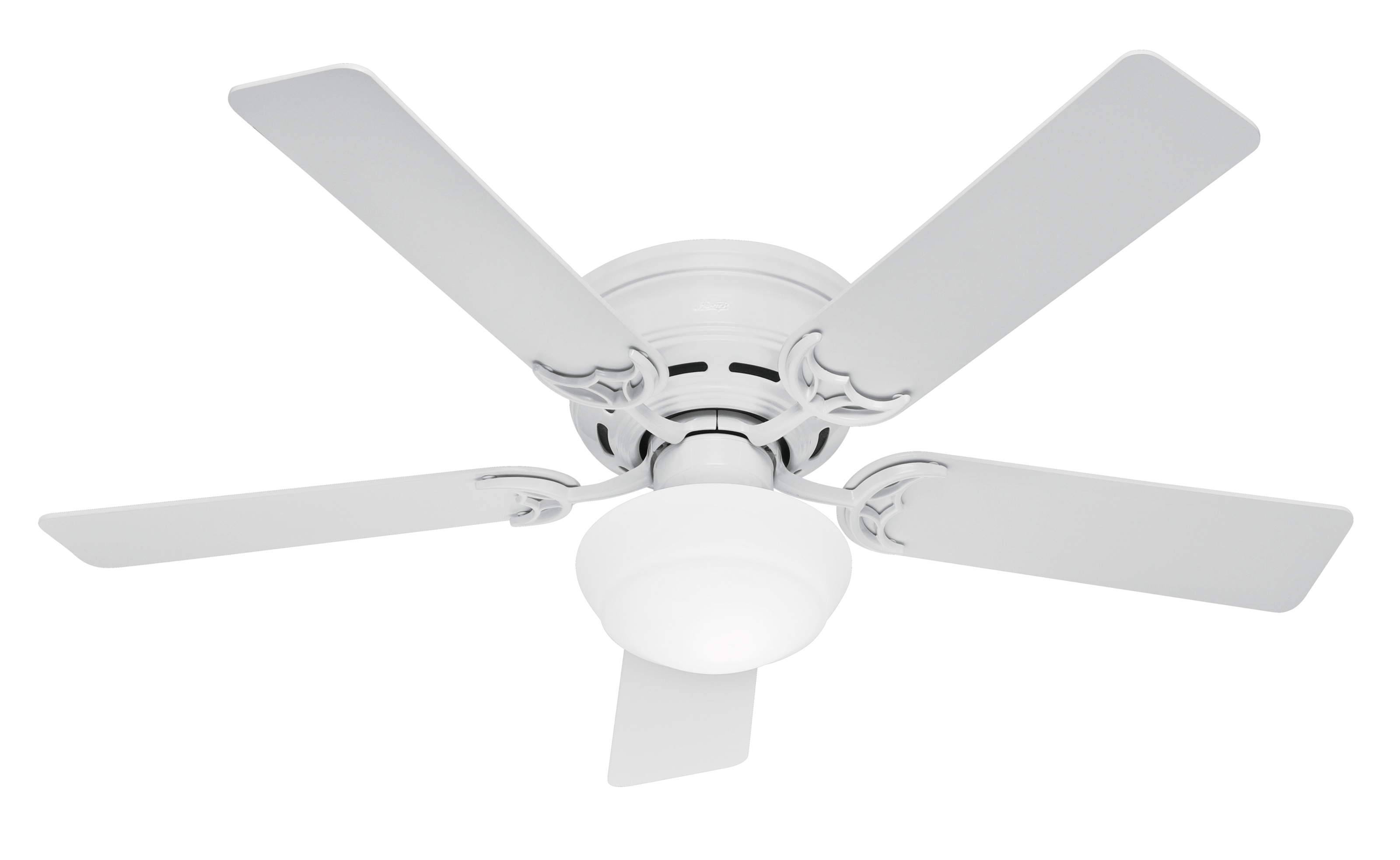 Hunter Low Profile Iii Plus 52 Indoor Ceiling Fan In White