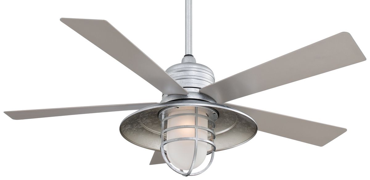 Minka Aire Rainman 54 Indoor Outdoor Ceiling Fan In Galvanized