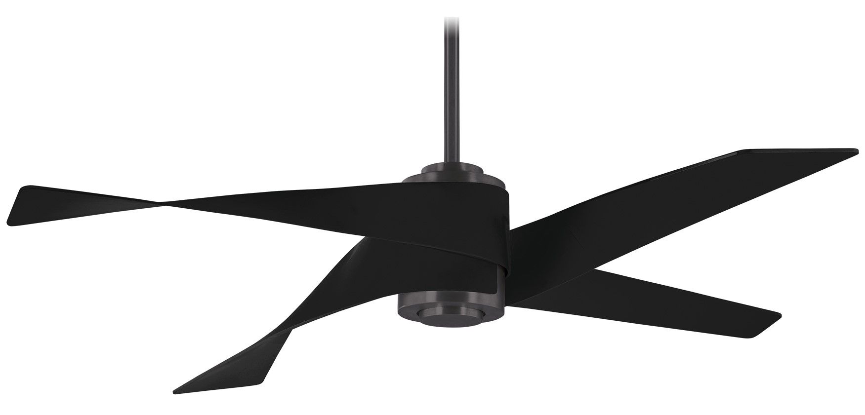 Minka Aire Artemis Iv 64 Led Ceiling Fan In Gun Metal Matte Black