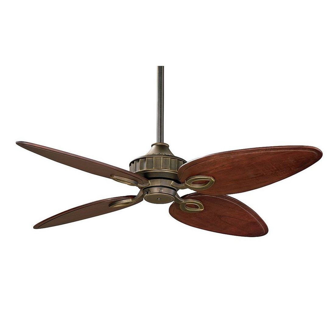 Fanimation 56 Lauren Brooks Ceiling Fan In Bronze W Cairo Purple Blades