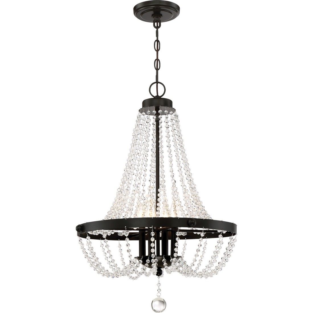 Quoizel Livery 21 25 4 Light Pendant In Western Bronze