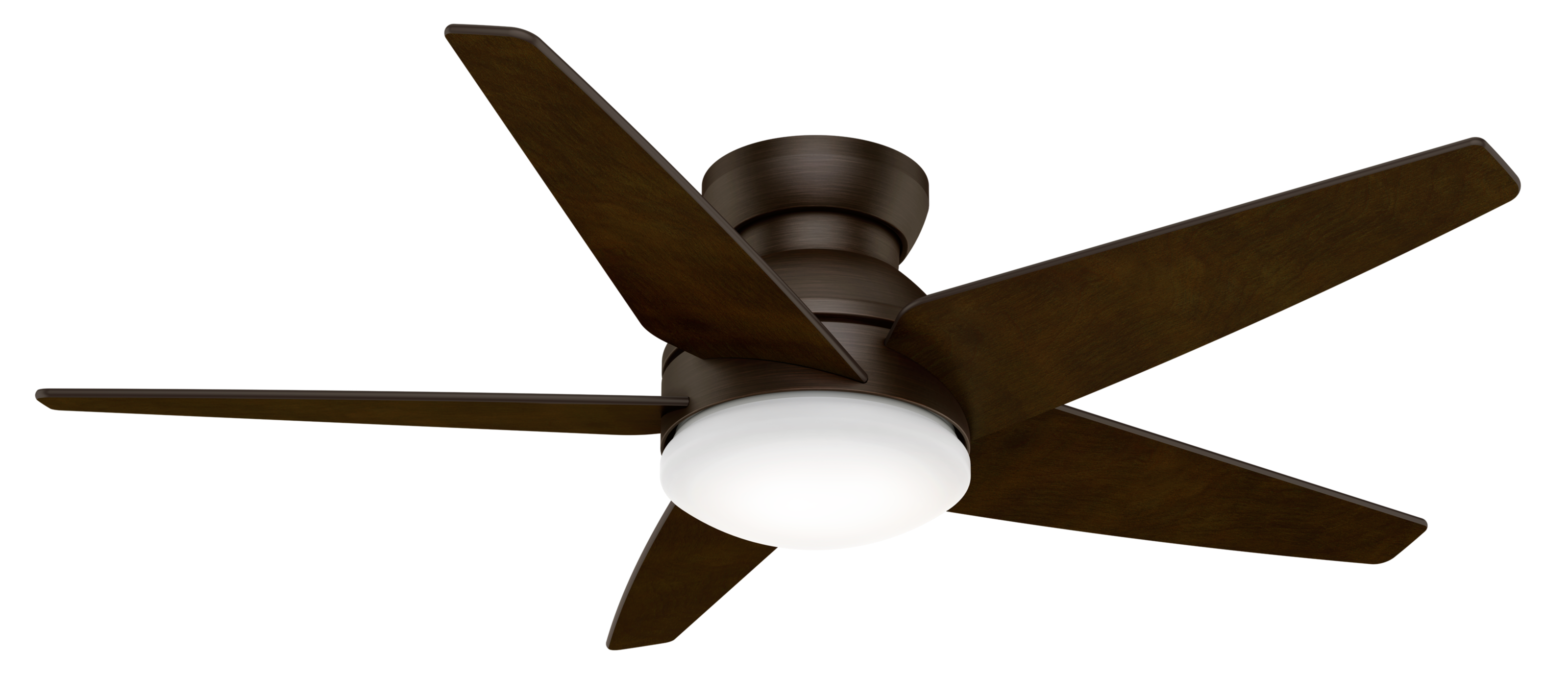 Casablanca Isotope Low Profile 52 Indoor Ceiling Fan In Brushed Cocoa