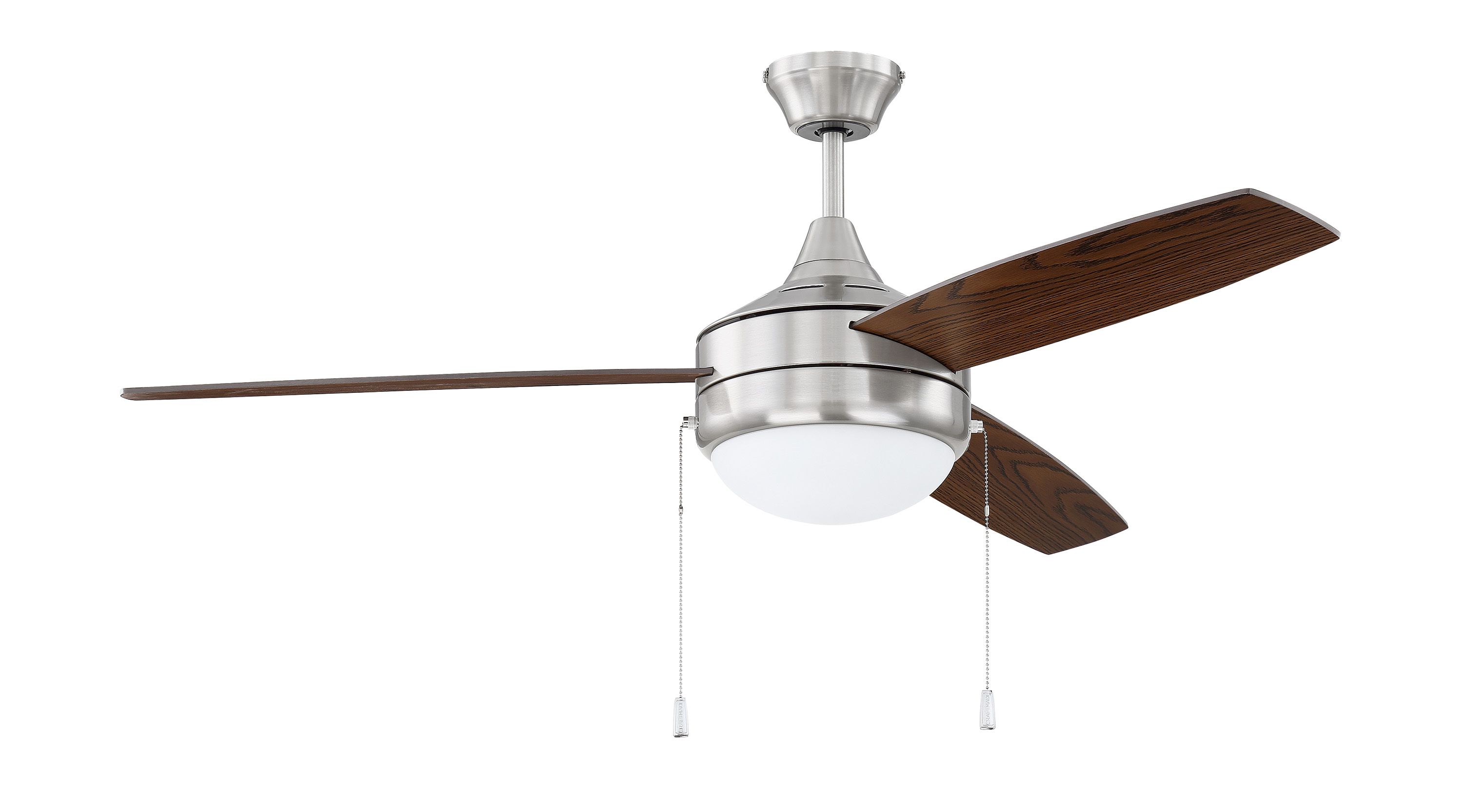 Craftmade 52 Phaze 3 Ceiling Fan In Brushed Polished Nickel