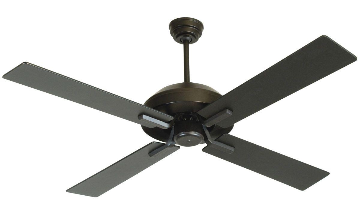 Craftmade 52 South Beach Indoor Outdoor Ceiling Fan In Flat Black