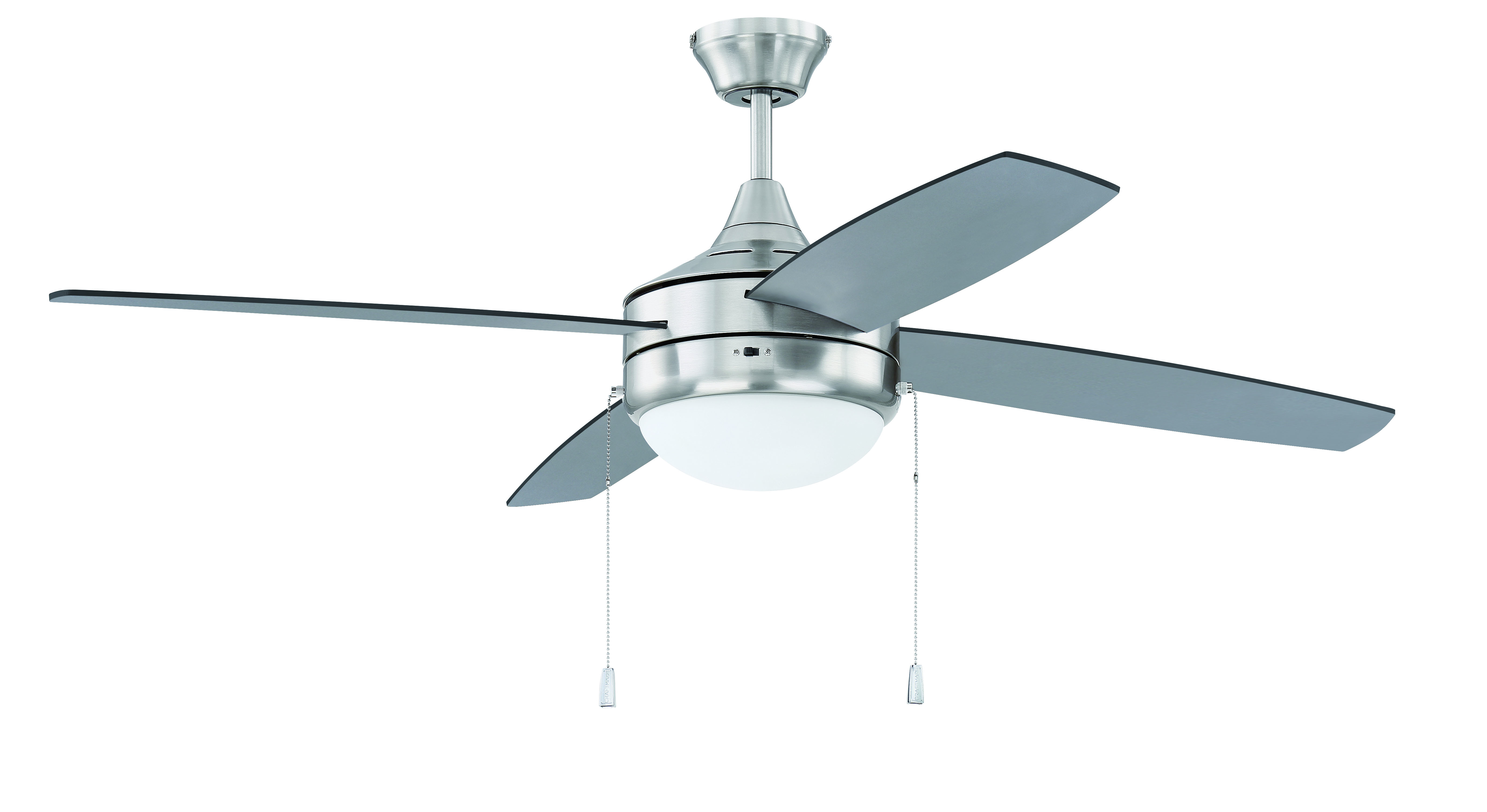 Craftmade Phaze Energy Star 4 Blade 2-Light Indoor Ceiling Fan in Brushed Polished Nickel