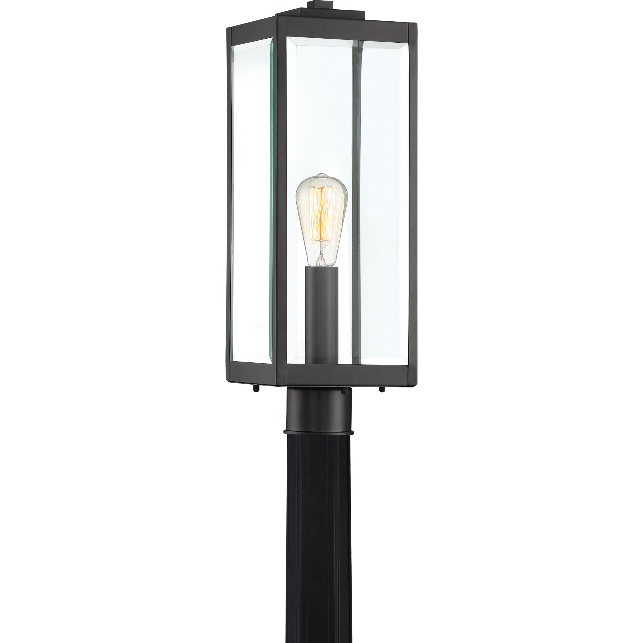 Westover 1-Light Outdoor Post Mount in Earth Black